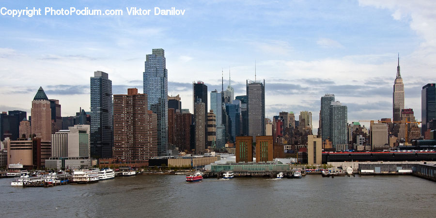 City, Downtown, Architecture, High Rise, Skyscraper, Metropolis, Urban
