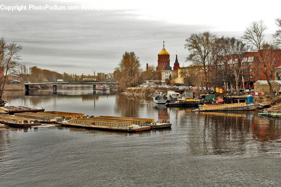 Boat, Watercraft, Harbor, Port, Waterfront, Barge, Tugboat