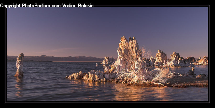 Coast, Outdoors, Sea, Water, Dawn, Dusk, Sky