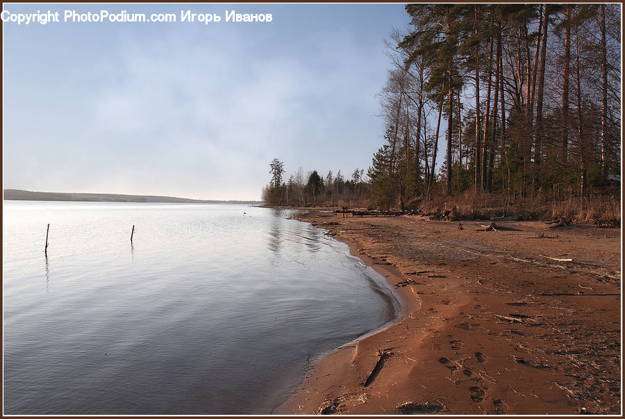 Landscape, Nature, Scenery, Beach, Coast, Outdoors, Sea