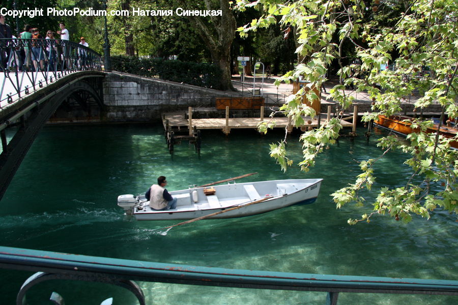 Plant, Potted Plant, Bridge, Hotel, Resort, Boat, Gondola