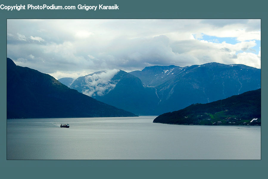 Arctic, Glacier, Ice, Mountain, Outdoors, Snow, Mountain Range
