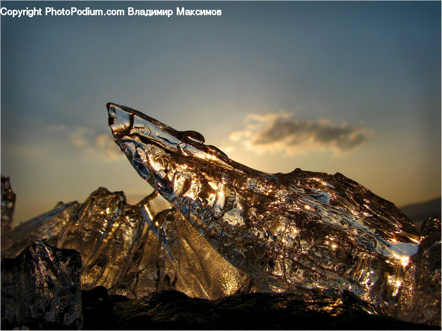 Mining, Rubble, Dawn, Dusk, Sky, Sunrise, Sunset