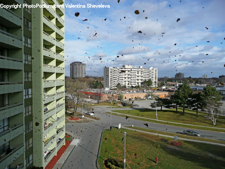 Building, Housing, Apartment Building, High Rise, City, Campus, Downtown