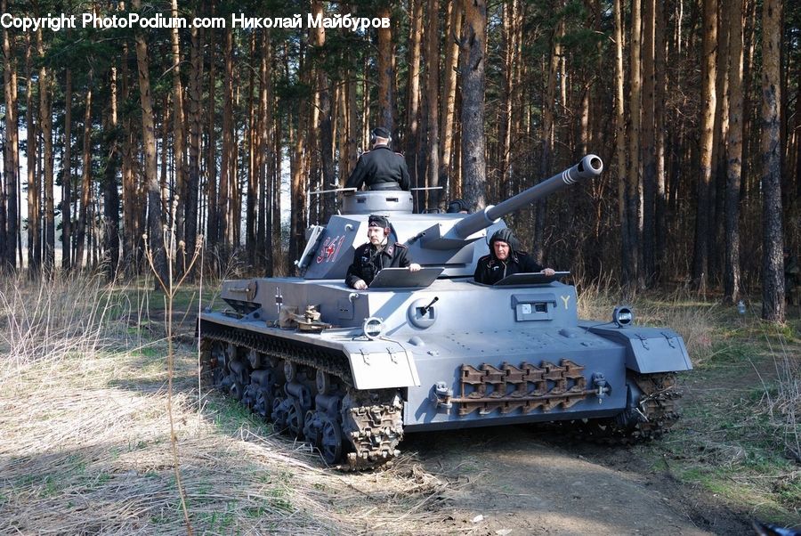 Army, Tank, Vehicle, Bobsled, Sled, Piste, Slide