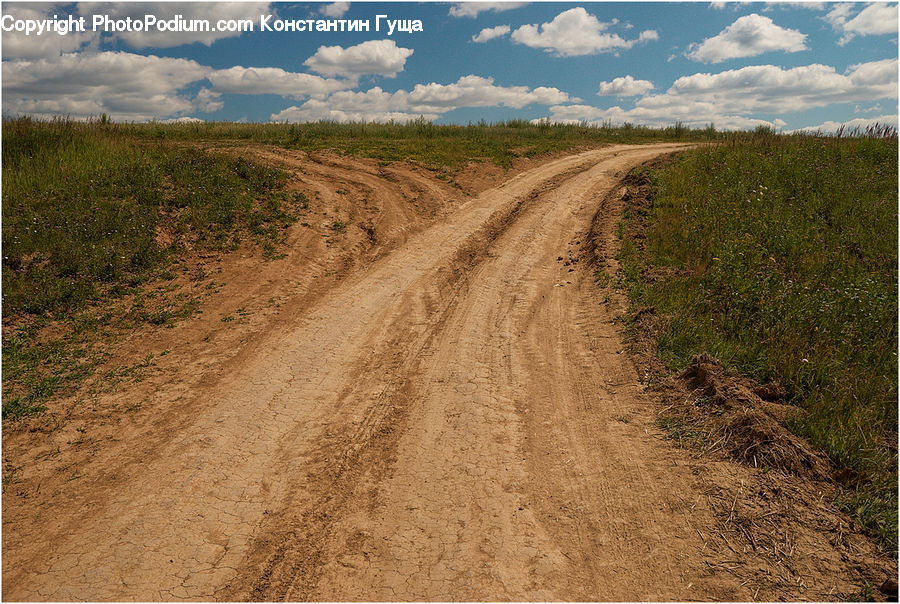 Dirt Road, Gravel, Road, Soil