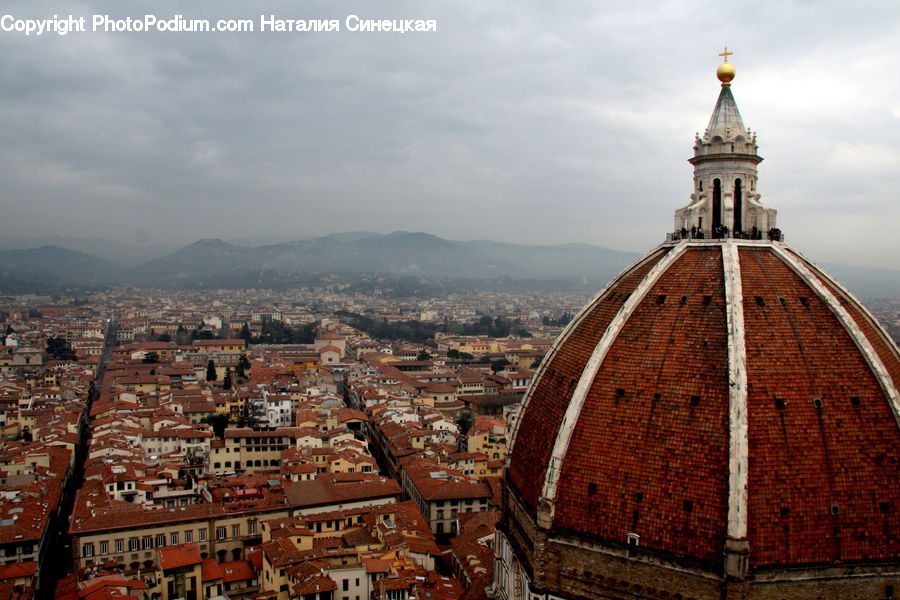 Architecture, Dome, Aerial View, Bell Tower, Clock Tower, Tower, Building