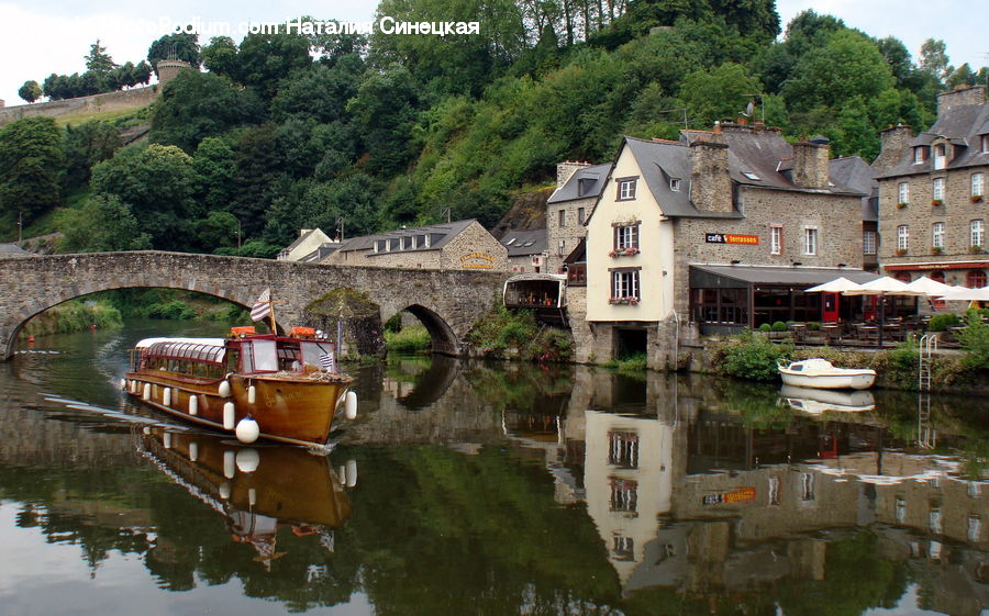 Canal, Outdoors, River, Water, Building, Housing, Villa