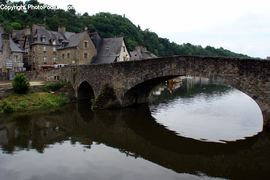 Castle, Ditch, Fort, Moat, People, Person, Human