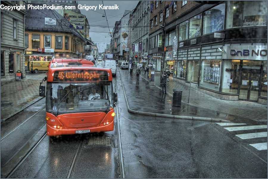 Rail, Streetcar, Tram, Trolley, Vehicle, Bus, Double Decker Bus