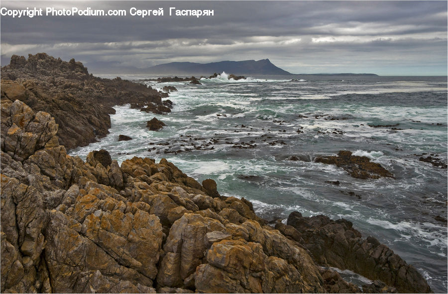 Coast, Outdoors, Sea, Water, Promontory, Ocean, Beach