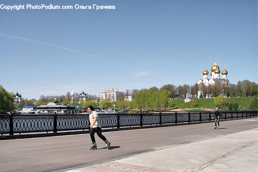 Exercise, Fitness, Jogging, Leisure Activities, Walking, City, Downtown