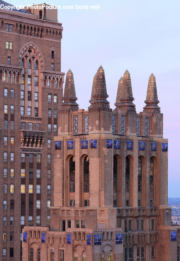 Building, Architecture, Court, Brick, Apartment Building, High Rise, Downtown