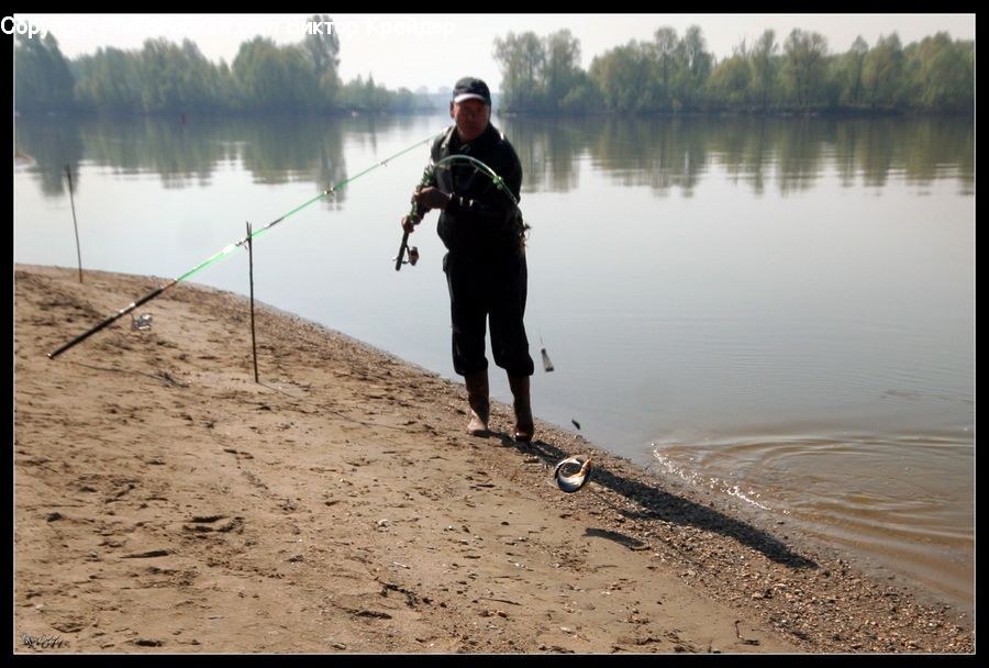 Human, People, Person, Fishing, Leisure Activities, Walking, Water