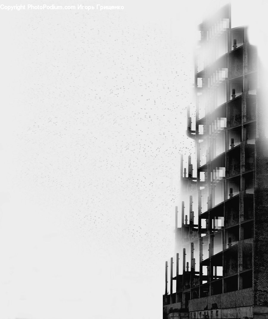 Apartment Building, Building, High Rise, City, Downtown, Urban, Architecture