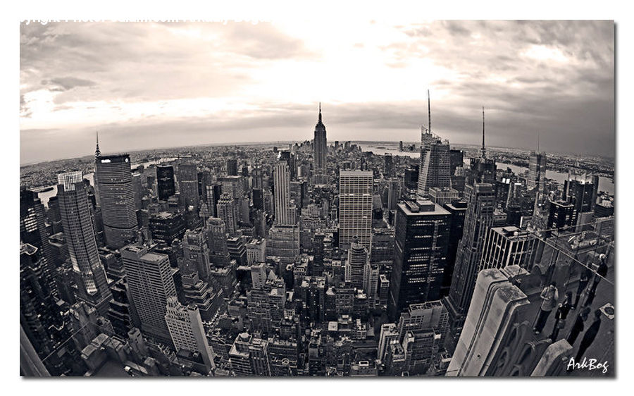 Aerial View, City, Downtown, Metropolis, Urban, Building, High Rise