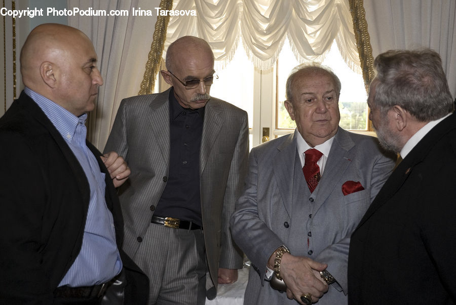 People, Person, Human, Clothing, Overcoat, Suit, Reception Room