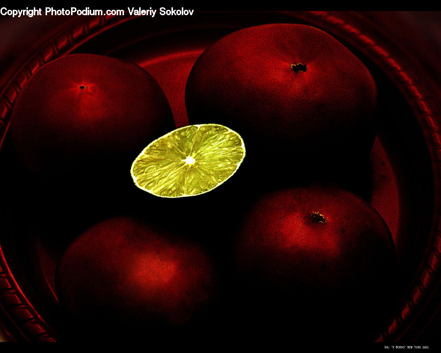 Fruit, Citrus Fruit, Grapefruit, Fractal
