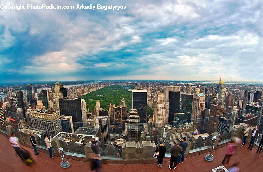 City, Downtown, Metropolis, Urban, Building, Aerial View, Ruins