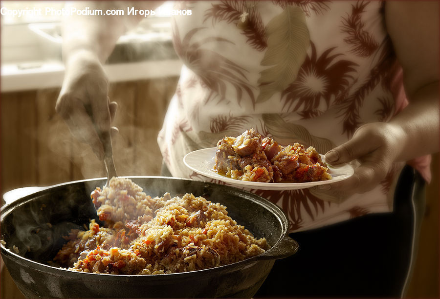 Bowl, Food, Fried Chicken, Cauliflower, Produce, Vegetable, Dish