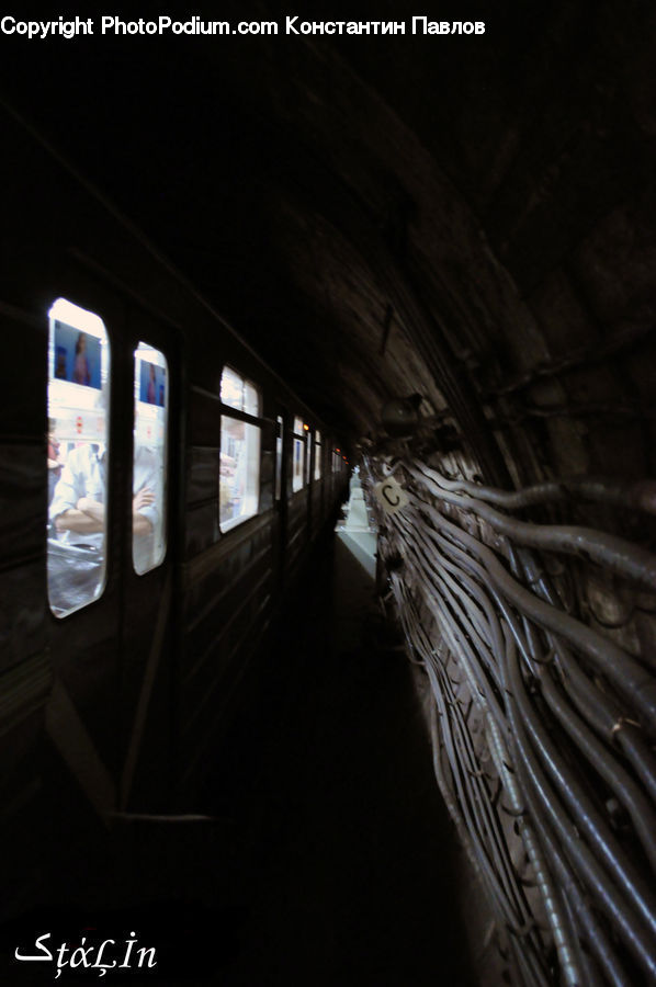 Subway, Train, Train Station, Vehicle, Corridor