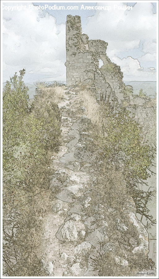 Architecture, Castle, Fort, Ruins