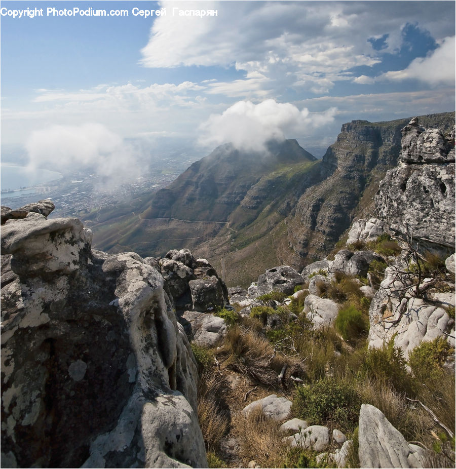 Crest, Mountain, Outdoors, Peak, Rock, Cliff, Plateau