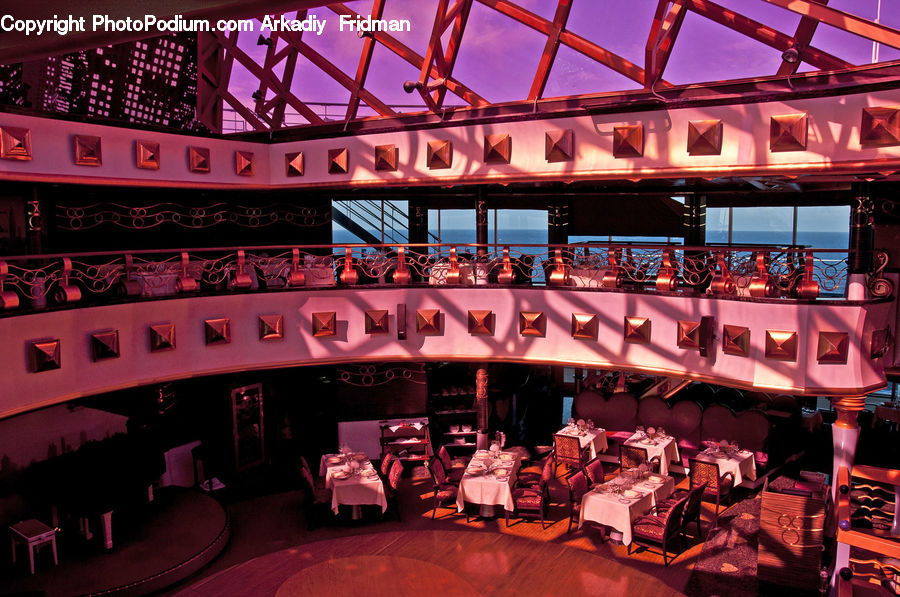 Stage, Bar Counter, Pub, Awning, Indoors, Room, Theater