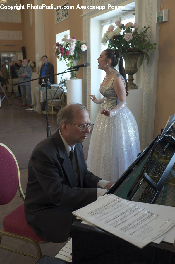 Plant, Potted Plant, People, Person, Human, Wedding, Flower