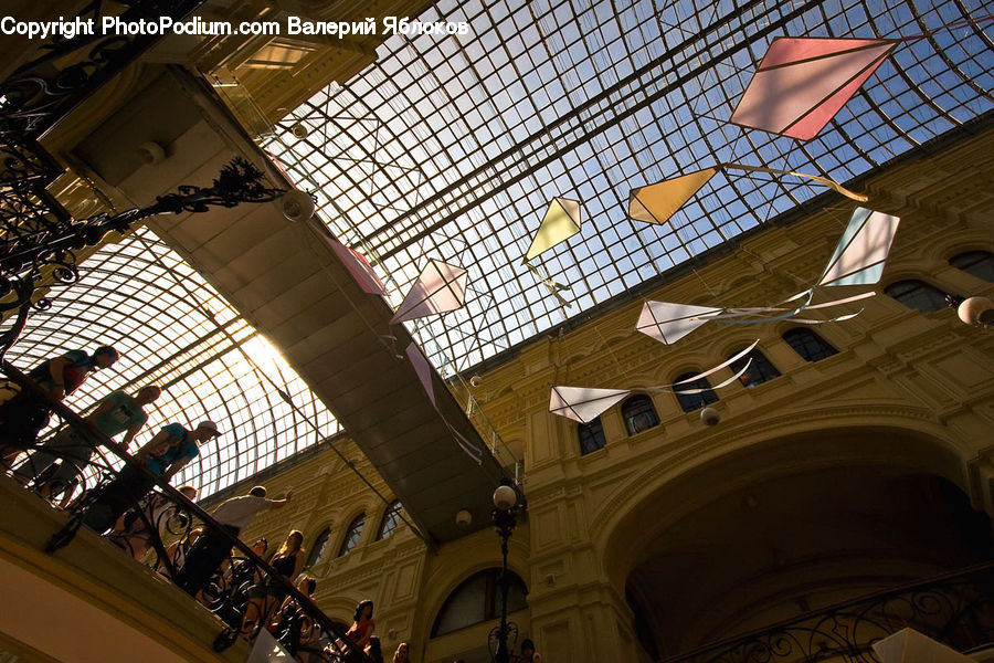Architecture, Housing, Skylight, Window, Arch, Building, Food Court