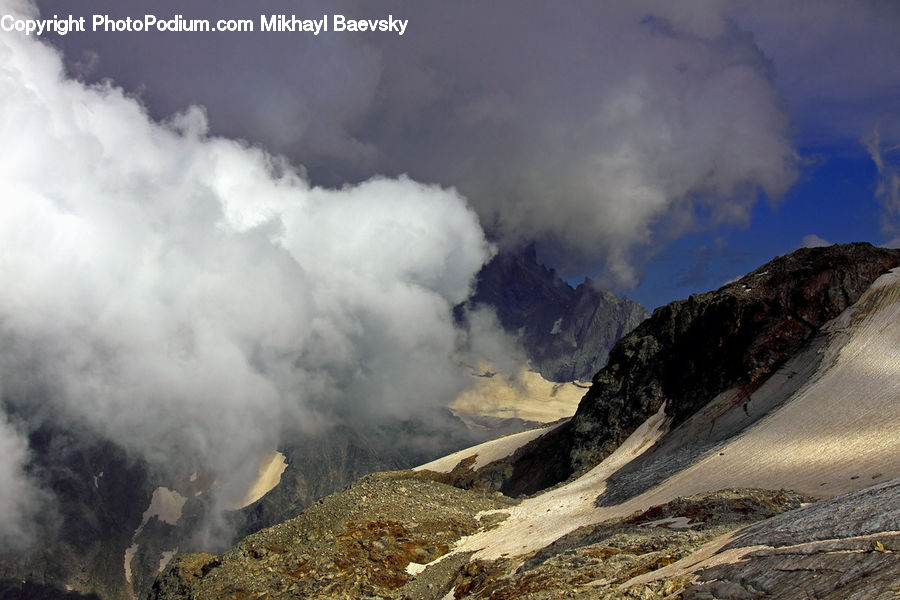 Basin, Outdoors, Eruption, Volcano, Arctic, Glacier, Ice
