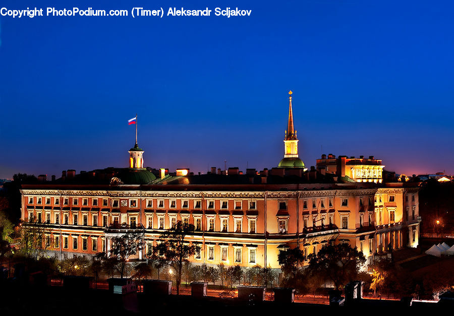 Building, City, Downtown, Architecture, Plaza, Town Square, Castle