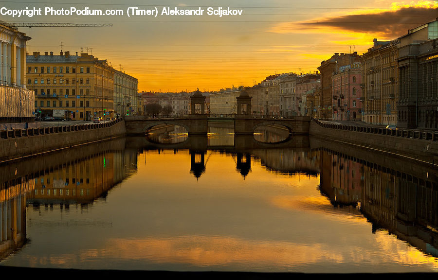 Dawn, Dusk, Sky, Sunrise, Sunset, Building, Architecture