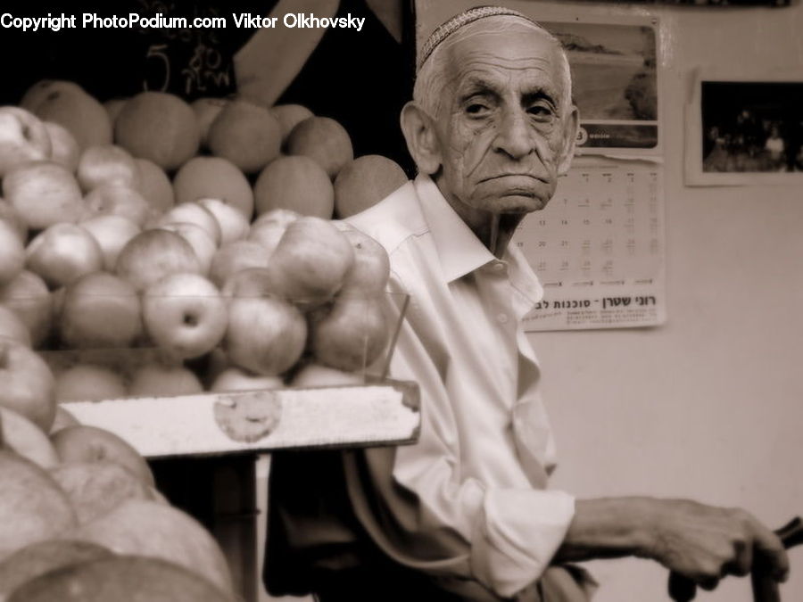 People, Person, Human, Torso, Apple, Fruit, Market