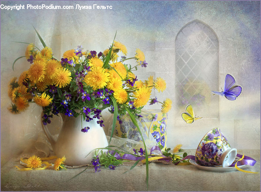 Flower, Flower Arrangement, Flower Bouquet, Blossom, Lilac, Plant, Accessories