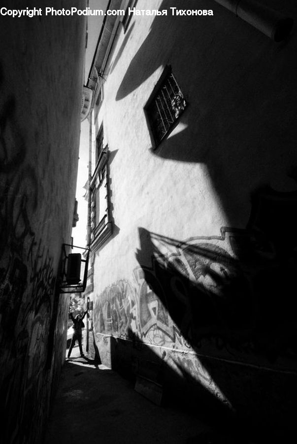 Alley, Alleyway, Road, Street, Town