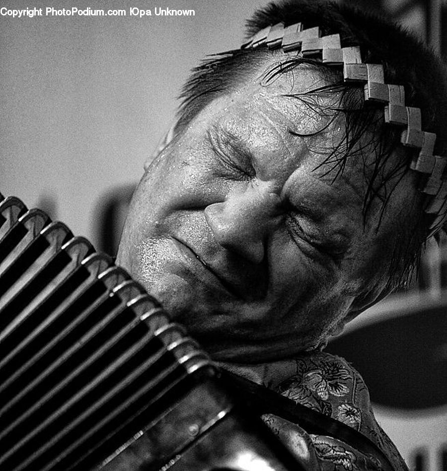 People, Person, Human, Accordion, Musical Instrument, Portrait, Selfie