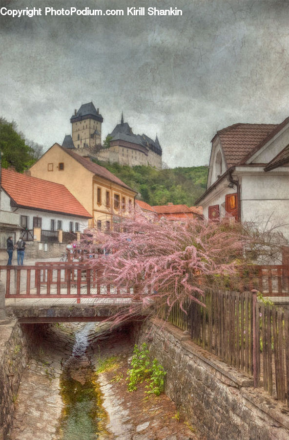 Architecture, Castle, Fort, Canal, Outdoors, River, Water