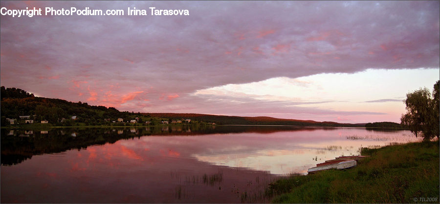 Dawn, Dusk, Red Sky, Sky, Sunrise, Sunset, Landscape