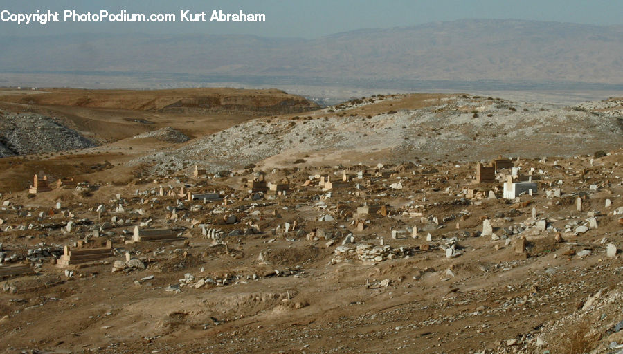 Desert, Outdoors, Aerial View, Ground, Soil, Ruins, Landscape