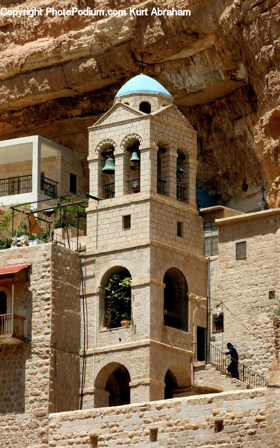 Architecture, Bell Tower, Clock Tower, Tower, Patio, Building, Housing