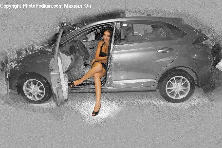 Bikini, Maillot, Swimwear, Automobile, Car, Vehicle, Suv