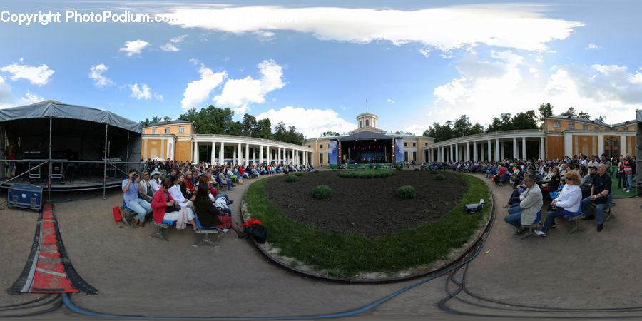 Architecture, Downtown, Plaza, Town Square, Town, Hotel, Resort