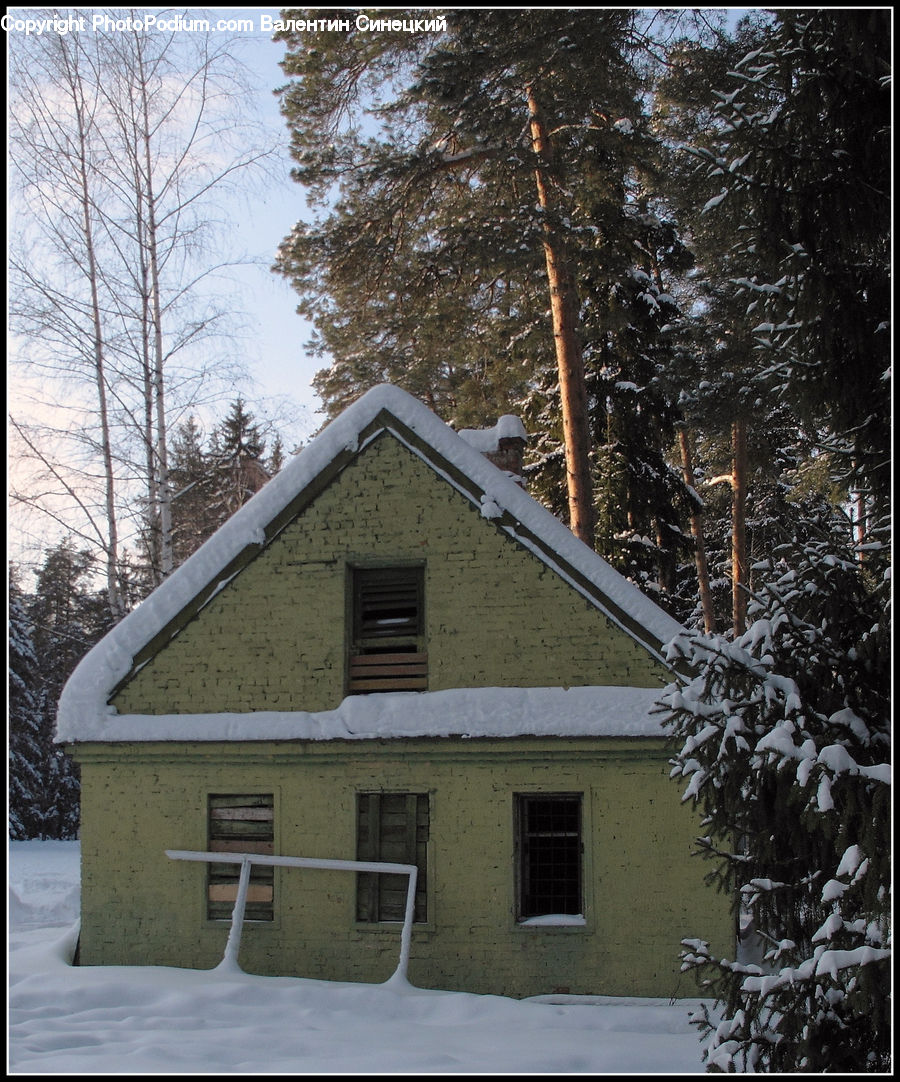 Building, Cottage, Housing, Cabin, Shelter, Ice, Outdoors