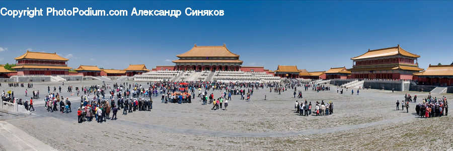 Architecture, Shrine, Temple, Worship, Downtown, Plaza, Town Square