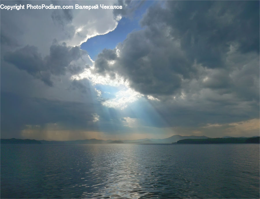 Azure Sky, Cloud, Outdoors, Sky, Cumulus, Ocean, Sea