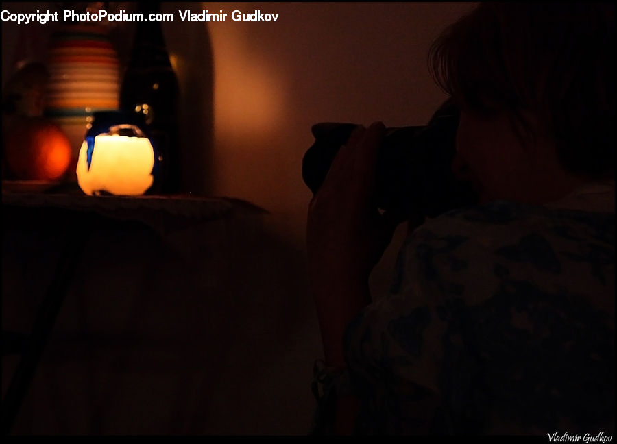 Candle, Pot, Pottery, Jar, Apartment, Housing, Indoors