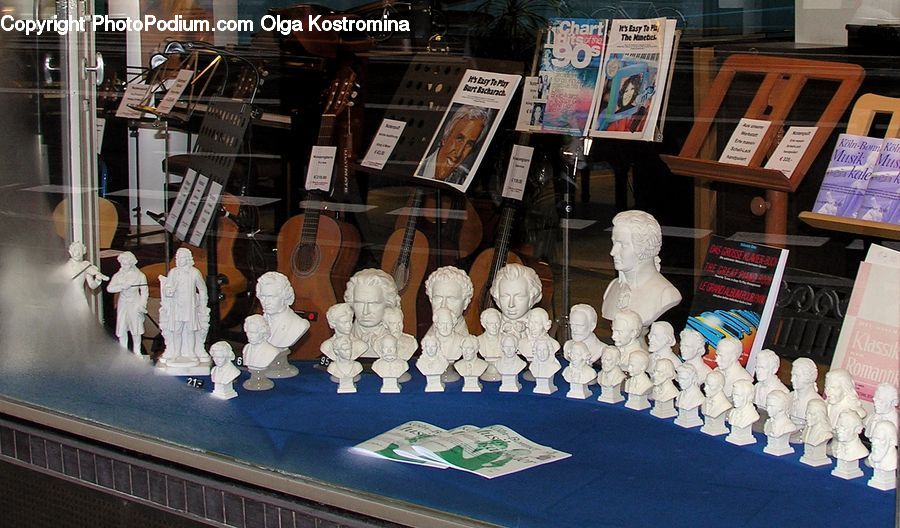 Book, Text, Art, Sculpture, Statue, Shop, Apparel