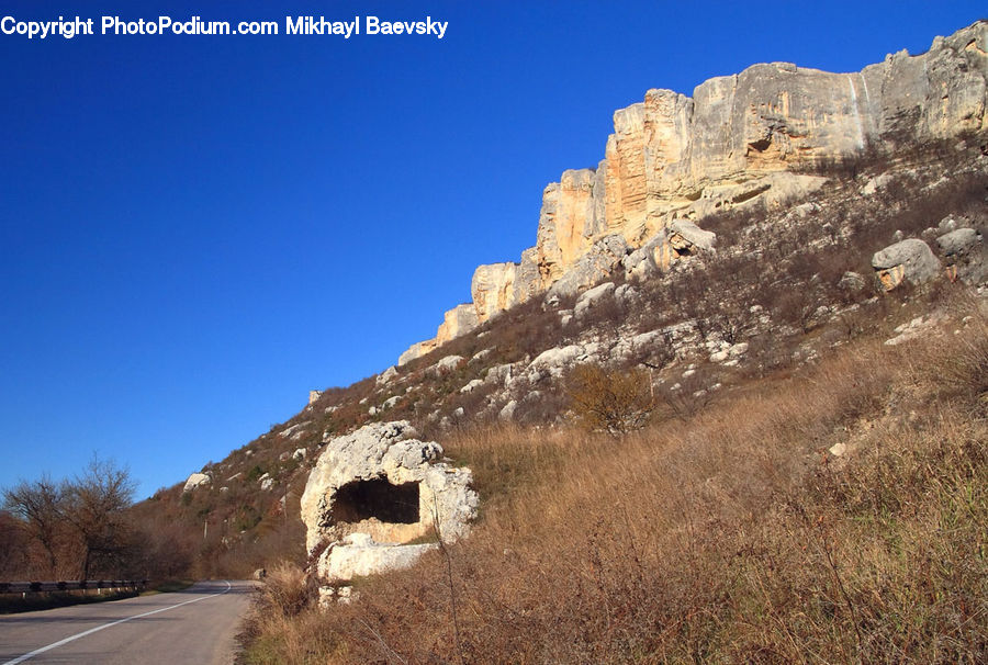 Crest, Mountain, Outdoors, Peak, Tomb, Hole, Bunker