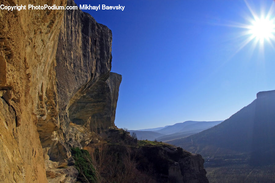 Cliff, Outdoors, Canyon, Valley, Mesa, Landscape, Nature
